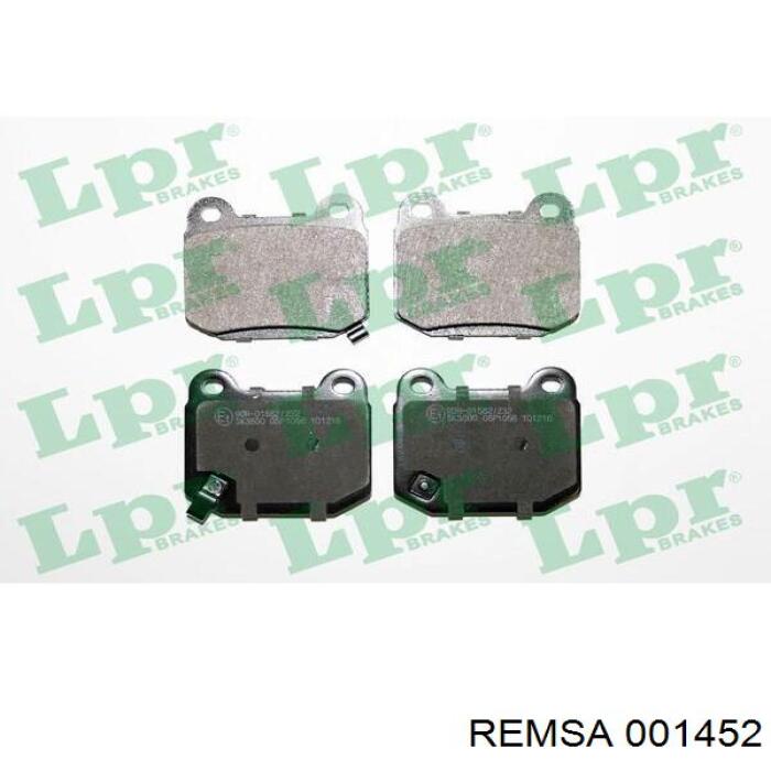 Задние тормозные колодки 001452 Remsa