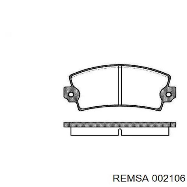 Купить 002106 Remsa Колодки тормозные
