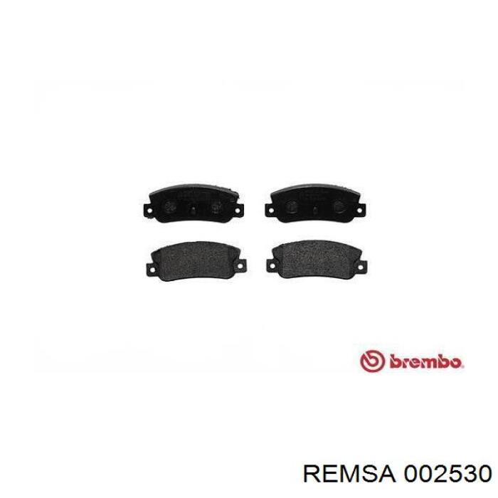 Задние дисковые колодки Remsa 002530