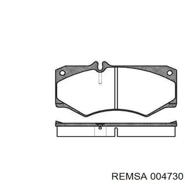 0047.30 Remsa колодки тормозные передние дисковые