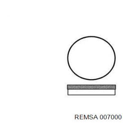 Задние тормозные колодки 007000 Remsa