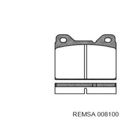 Передние тормозные колодки 272781 Volvo