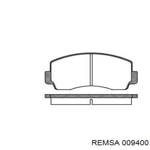 Передние тормозные колодки 009400 Remsa