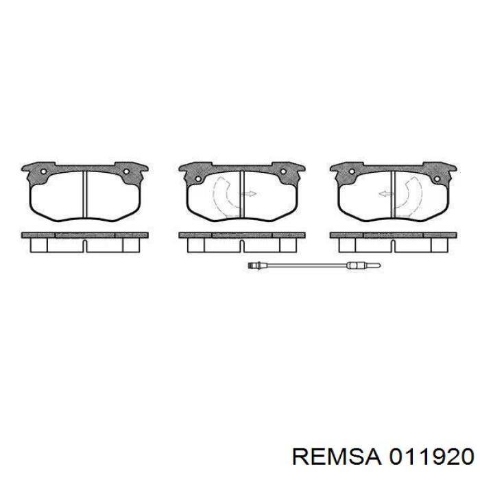 Колодки Remsa 011920 цена, от 15.09 USD