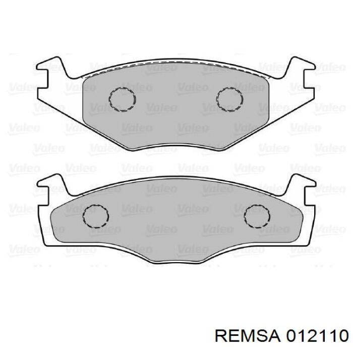 012110 Remsa Колодки передние