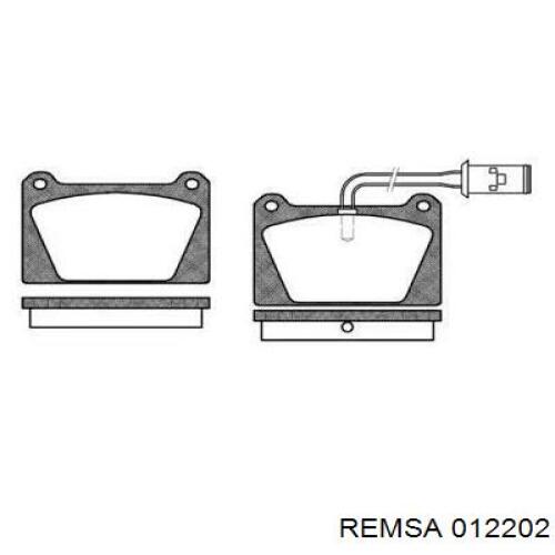 Передние тормозные колодки 012202 Remsa