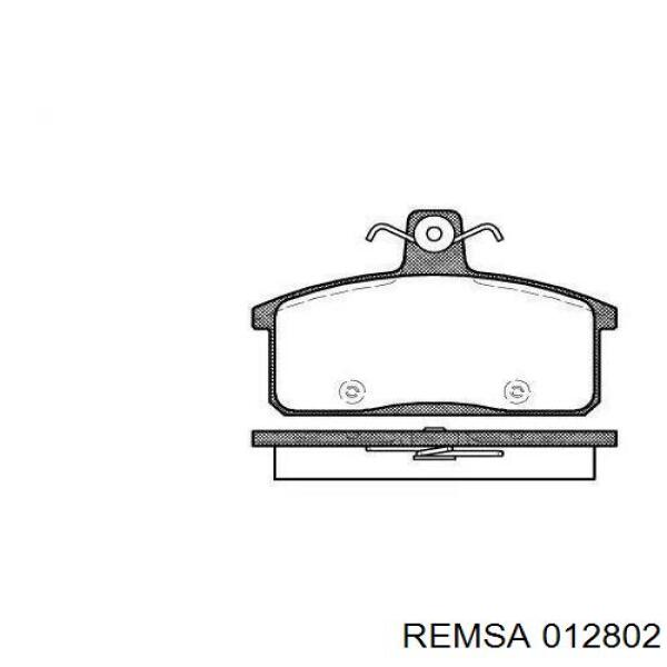Купить 012802 Remsa Колодки тормозные
