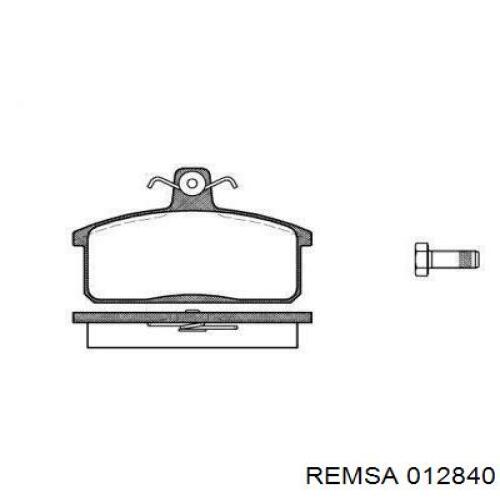 Передние тормозные колодки 012840 Remsa