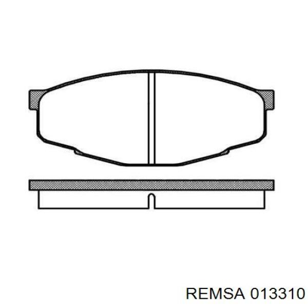 Передние тормозные колодки 013310 Remsa