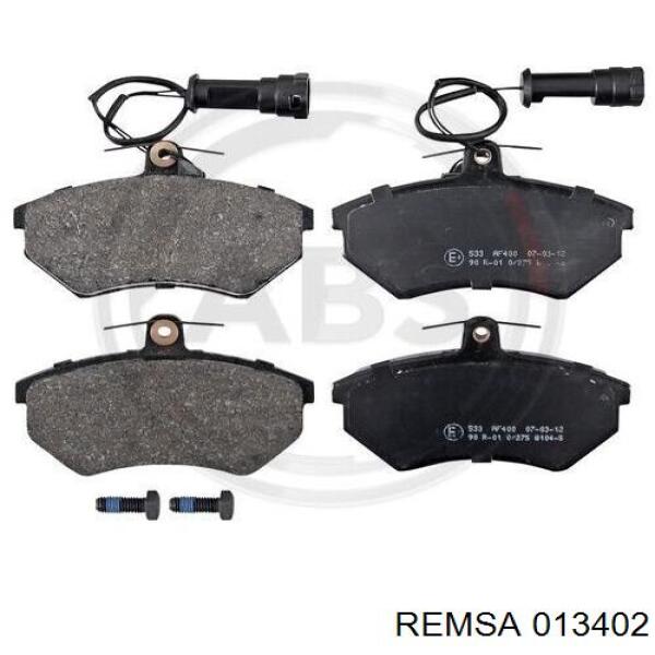 Передние тормозные колодки 013402 Remsa