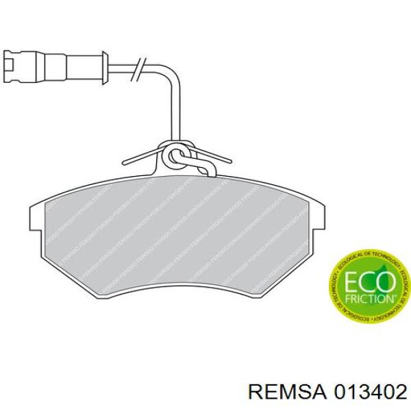 Тормозные колодки Remsa 013402