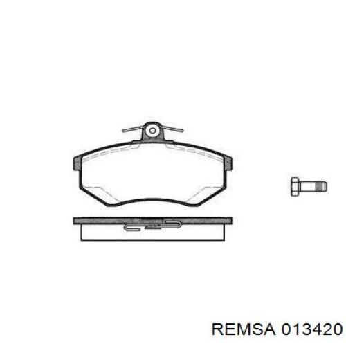 Передние тормозные колодки 013420 Remsa