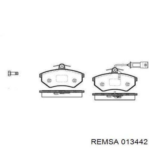 Передние тормозные колодки 013442 Remsa