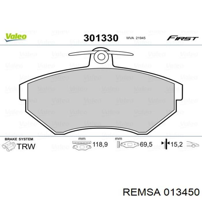 Колодки Remsa 013450 цена, от 25.93 USD