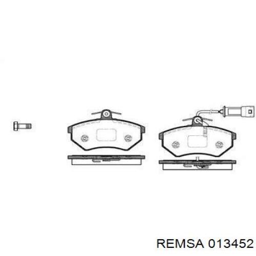 Передние тормозные колодки 013452 Remsa