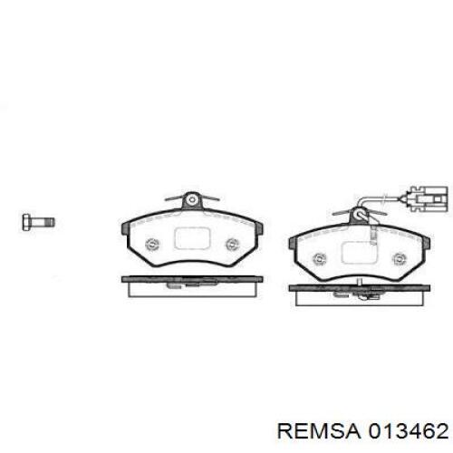 Передние тормозные колодки 013462 Remsa