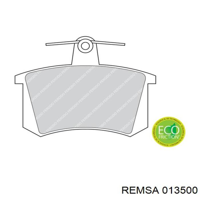 Задние тормозные колодки 013500 Remsa