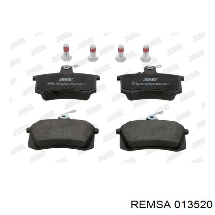 Задние дисковые колодки Remsa 013520