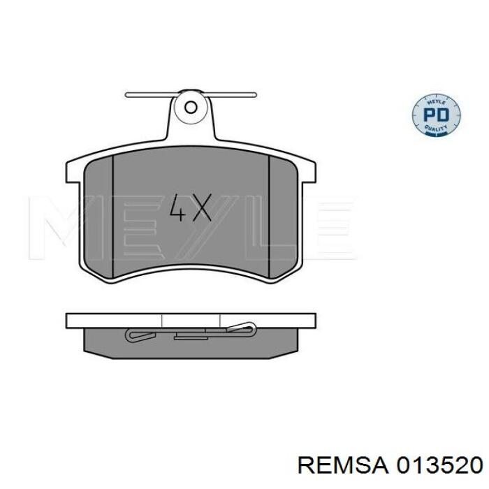 Колодки дисковые  Remsa 013520 цена, от 19.21 USD