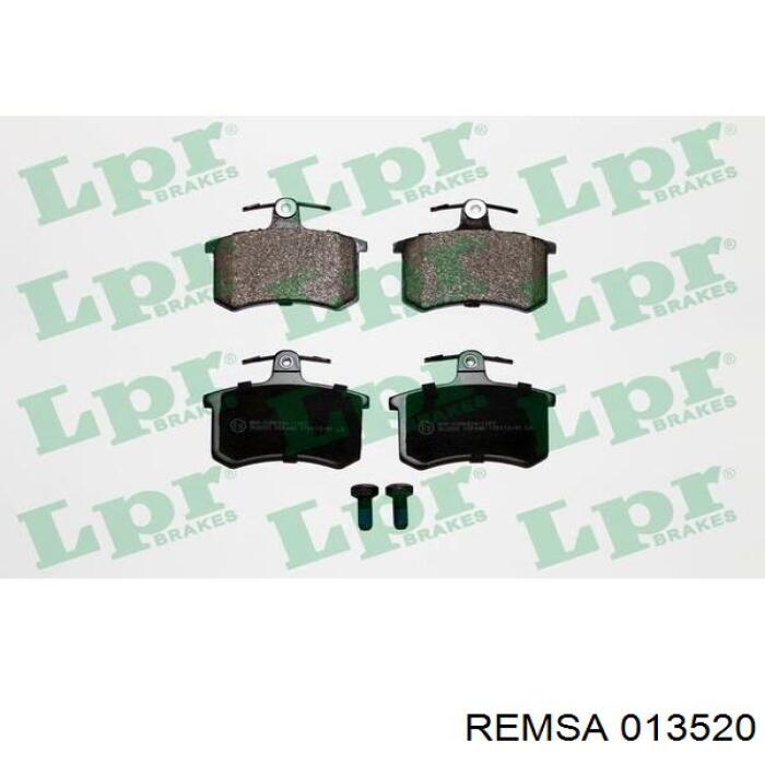 Купить 013520 Remsa Колодки тормозные задние, дисковые