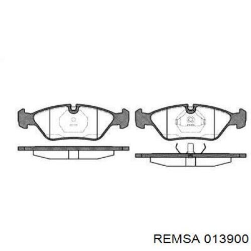 Pastillas de freno delanteras 013900 Remsa
