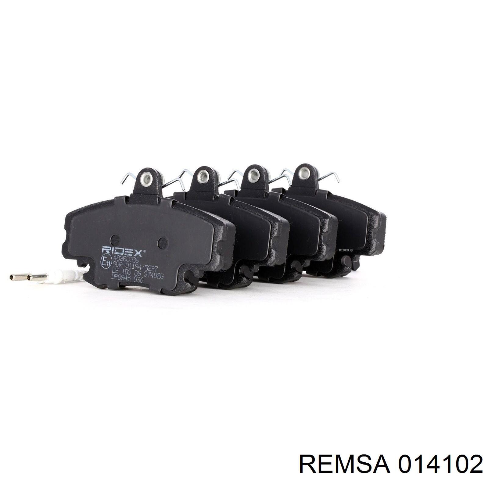 Купить 014102 Remsa Колодки тормозные