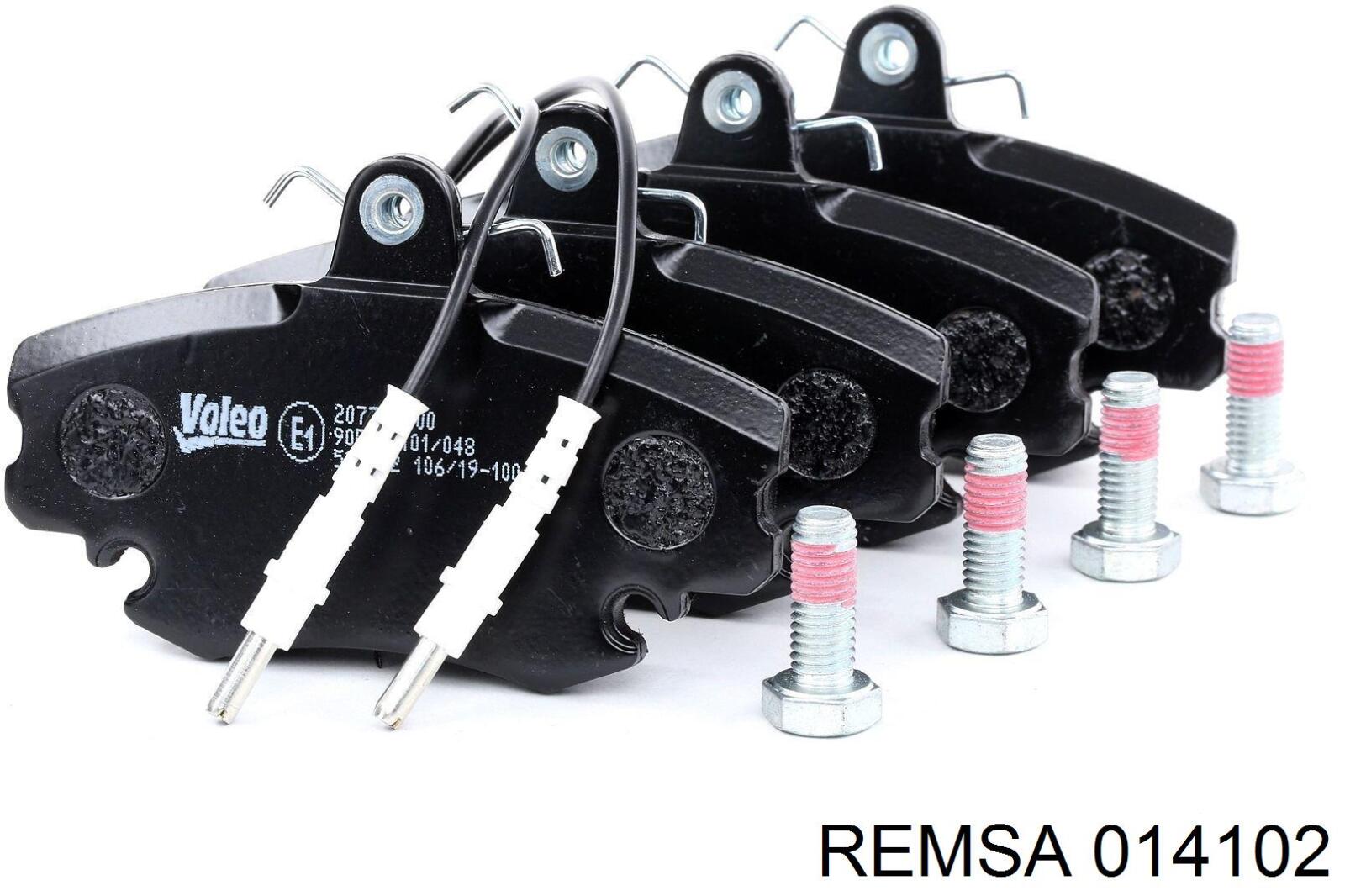 Тормозные колодки Remsa 014102