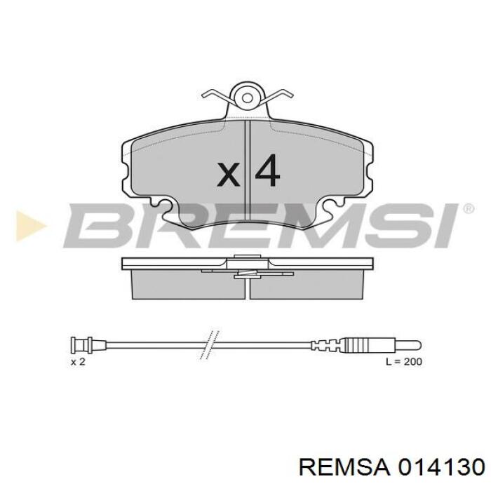 014130 Remsa Колодки передние