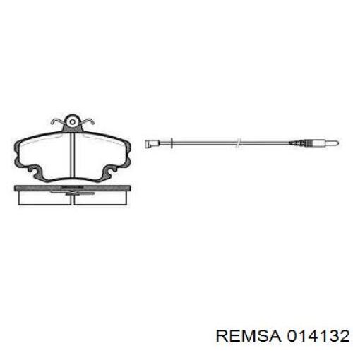 Тормозные колодки Remsa 014132