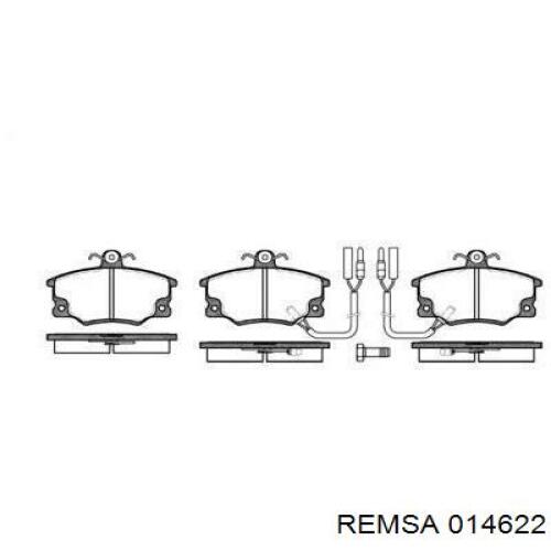 Передние тормозные колодки 014622 Remsa