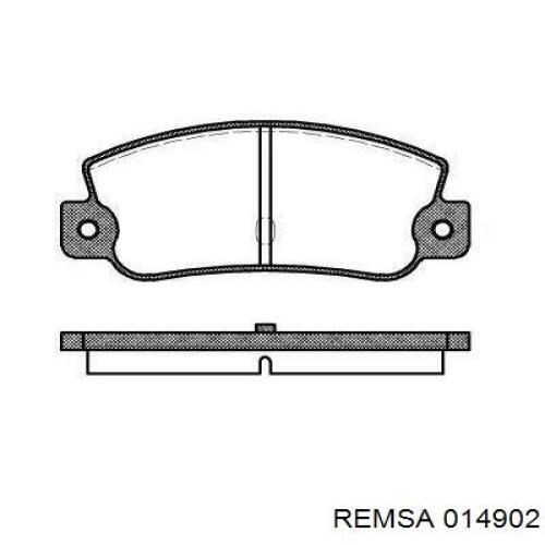 Тормозные колодки Remsa 014902