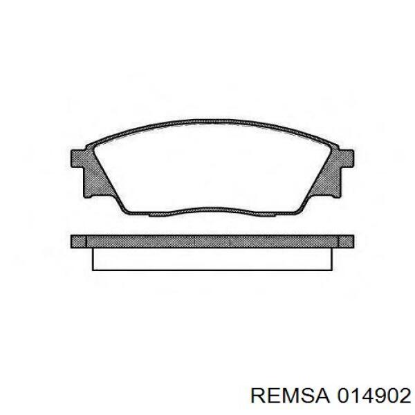 014902 Remsa Колодки передние