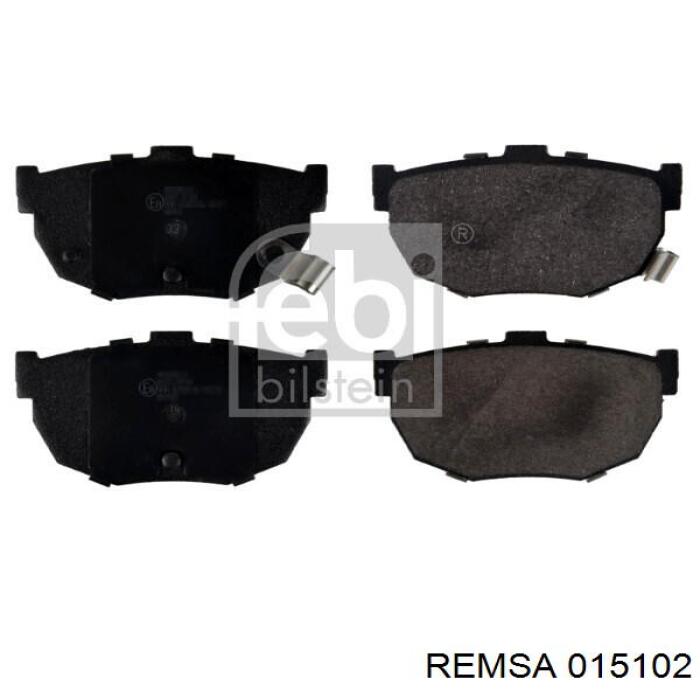 Купить 015102 Remsa Колодки тормозные задние, дисковые