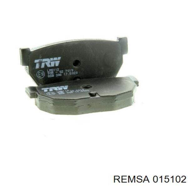 Задние тормозные колодки 015102 Remsa