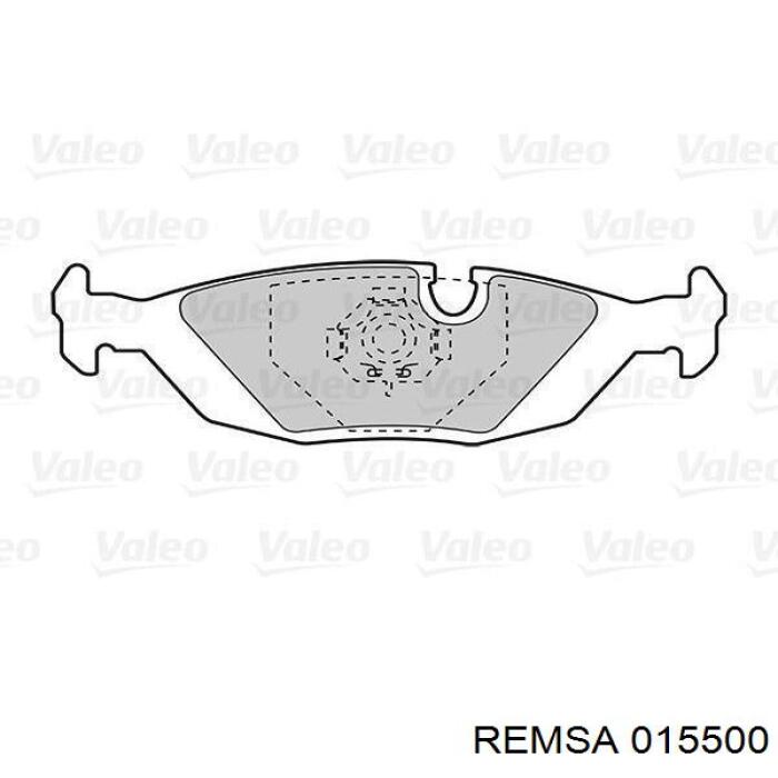 Колодки дисковые  Remsa 015500 цена, от 17.79 USD