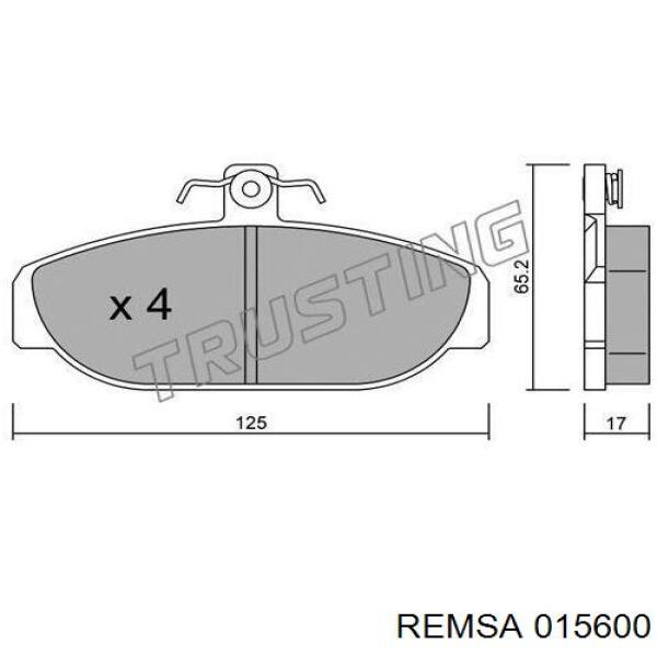 Колодки Remsa 015600 цена, от 23.46 USD