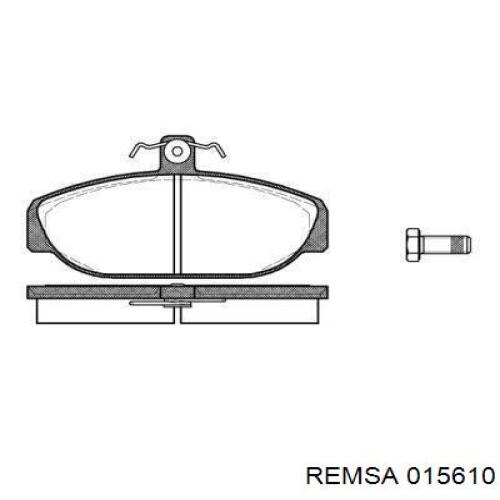 Передние тормозные колодки 015610 Remsa