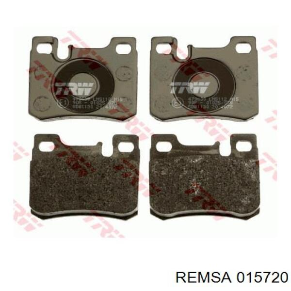 Задние дисковые колодки Remsa 015720