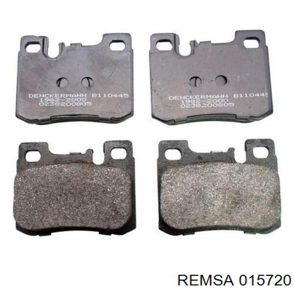 Купить 015720 Remsa Колодки тормозные задние, дисковые