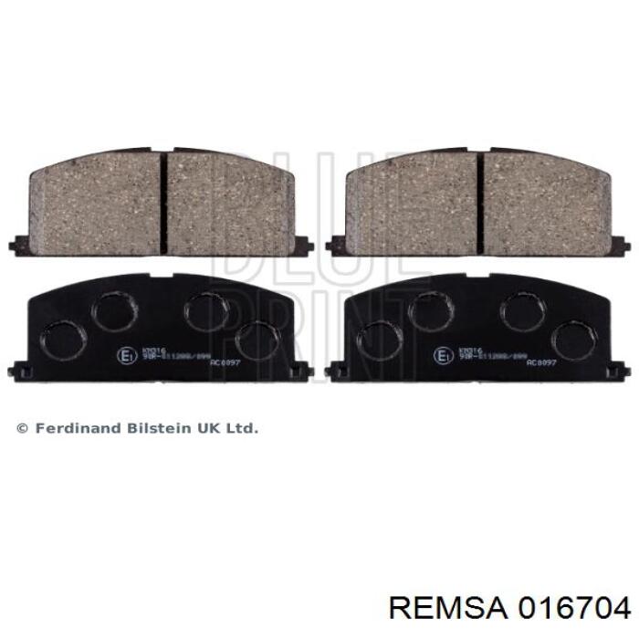 Купить 016704 Remsa Колодки тормозные