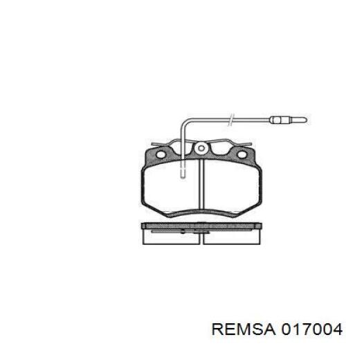 017004 Remsa Колодки передние