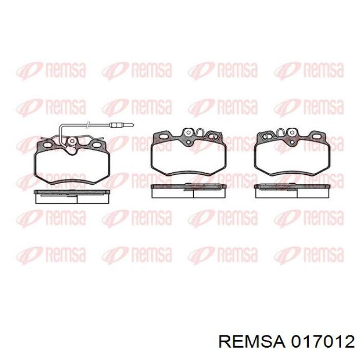 017012 Remsa Колодки передние