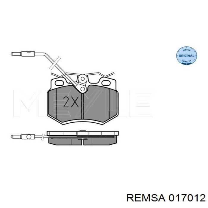 Колодки Remsa 017012 цена, от 11.14 USD