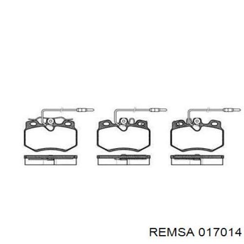 0170.14 Remsa колодки тормозные передние дисковые
