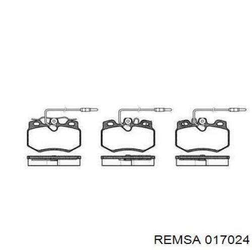 Передние тормозные колодки 017024 Remsa