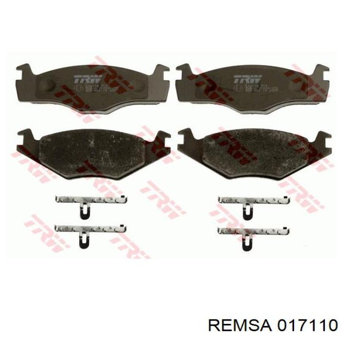 Купить 017110 Remsa Колодки тормозные