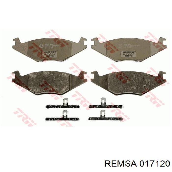 Купить 017120 Remsa Колодки тормозные