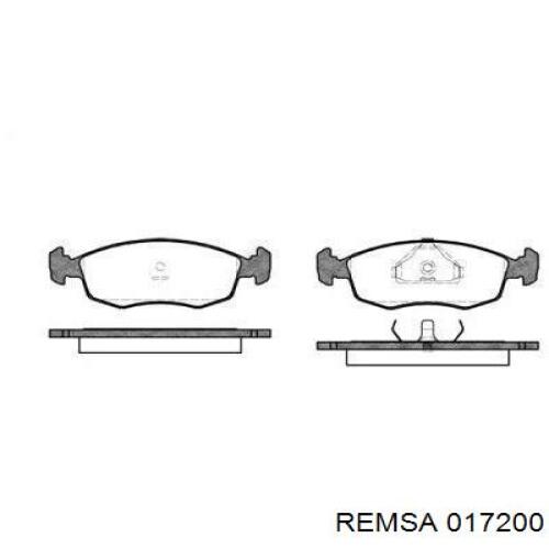 017200 Remsa Колодки передние