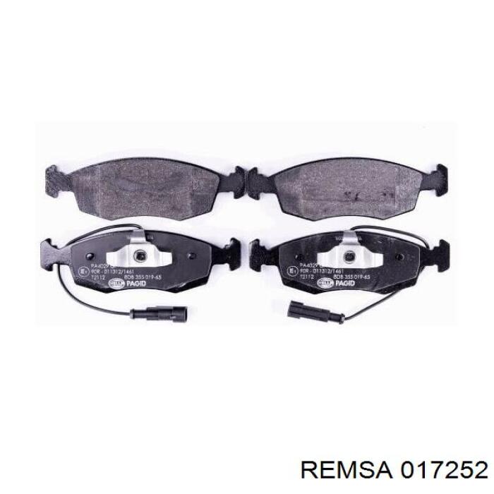 Передние тормозные колодки 017252 Remsa