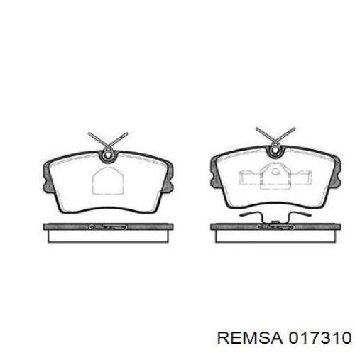 Передние тормозные колодки 017310 Remsa